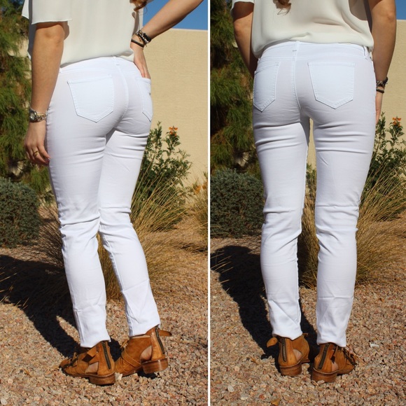 Classic White Skinny Jeans - Picture 2 of 8